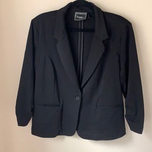 Christian Siriano- Women’s Fitted Blazer - Black